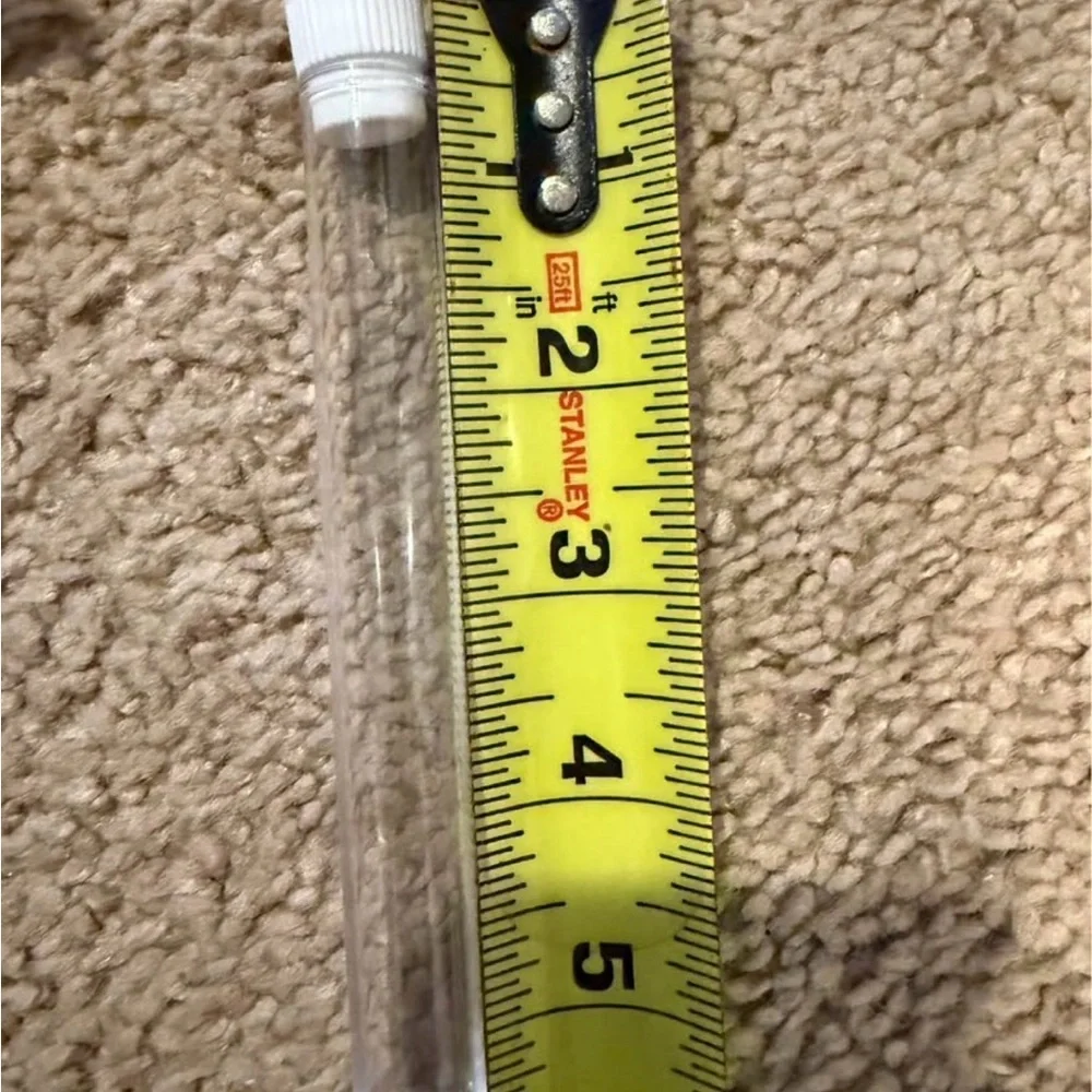 Clear Plastic Test Tube Party Favor Bottles with White Caps